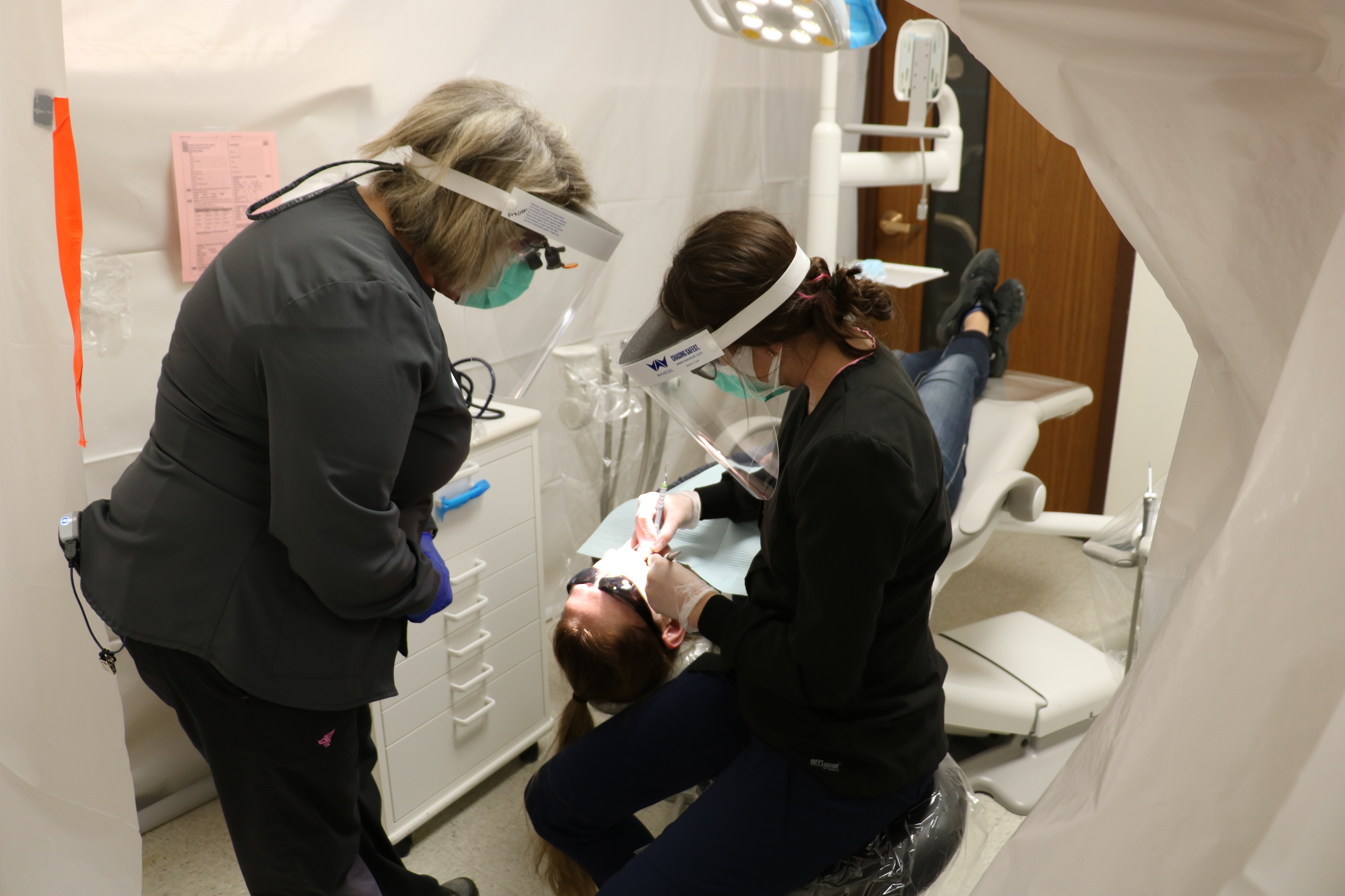 Student Working In GFC MSU Dental Clinic