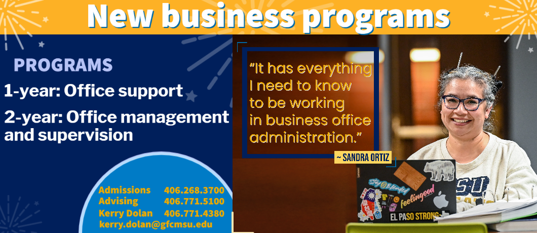 New academic programs! Office Support and Office Management