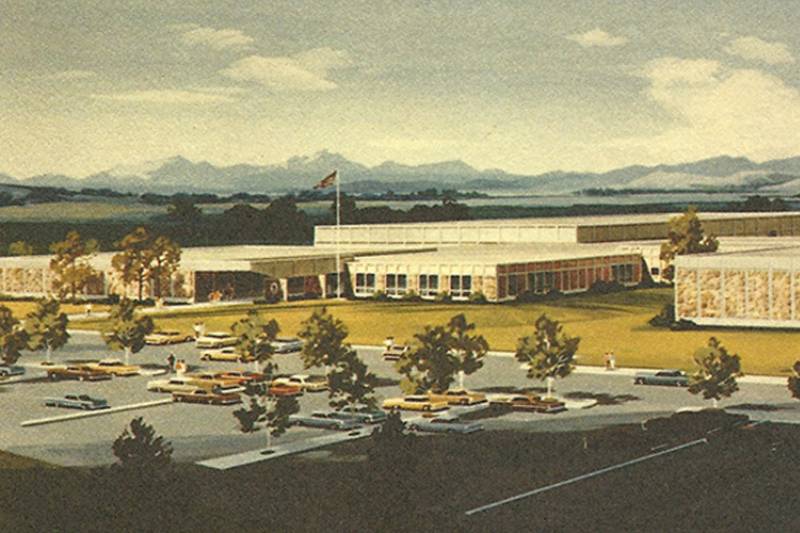1970 building concept drawing.