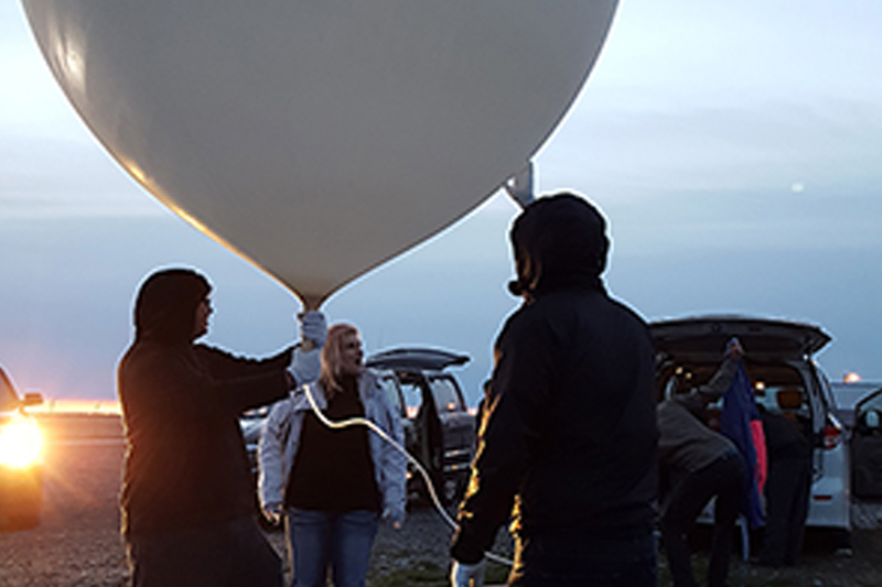 2015 Montana Space Grant Consortium baloon launch.