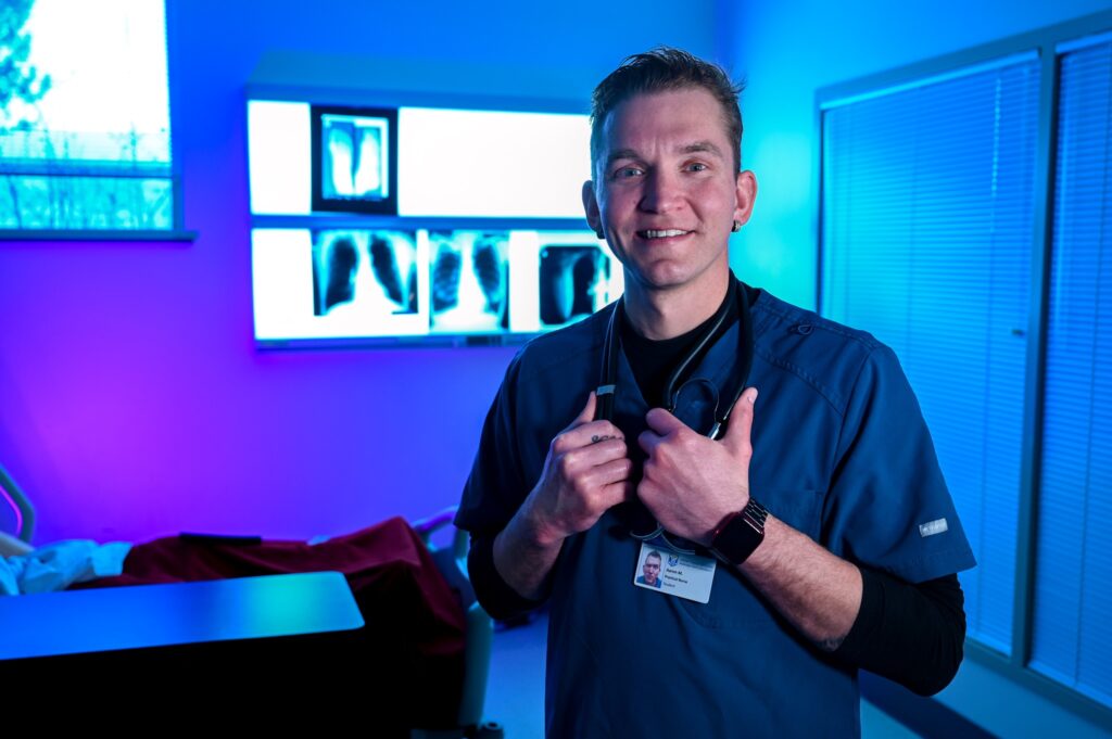 Aaron Mayes, LPN student