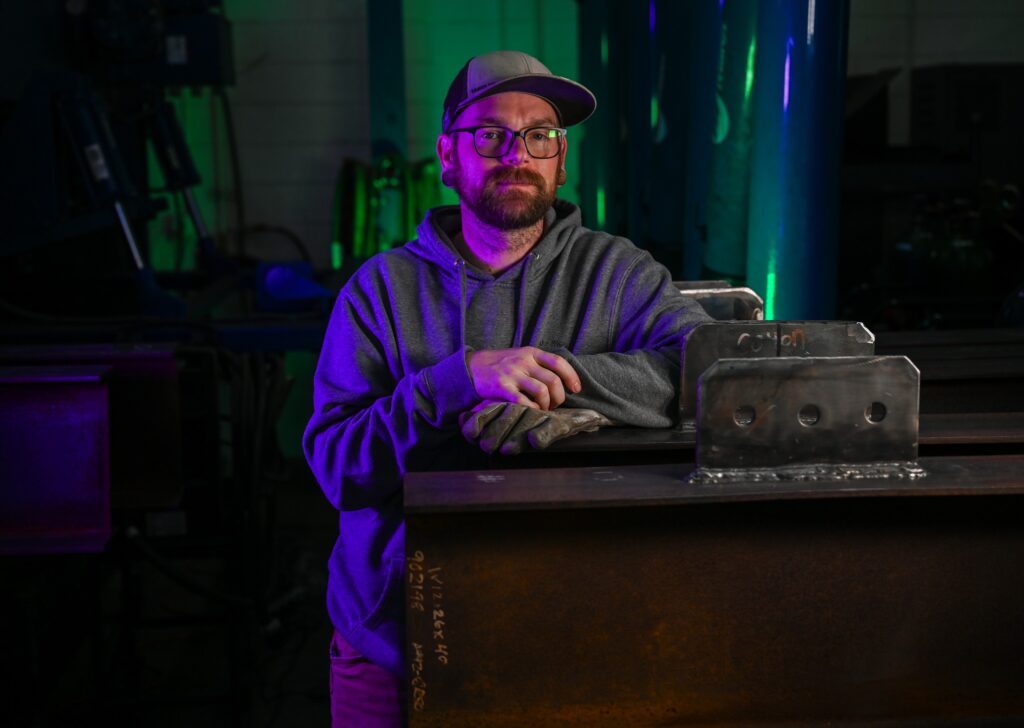 JOSH WERKHEISER, FIRST YEAR WELDING STUDENT